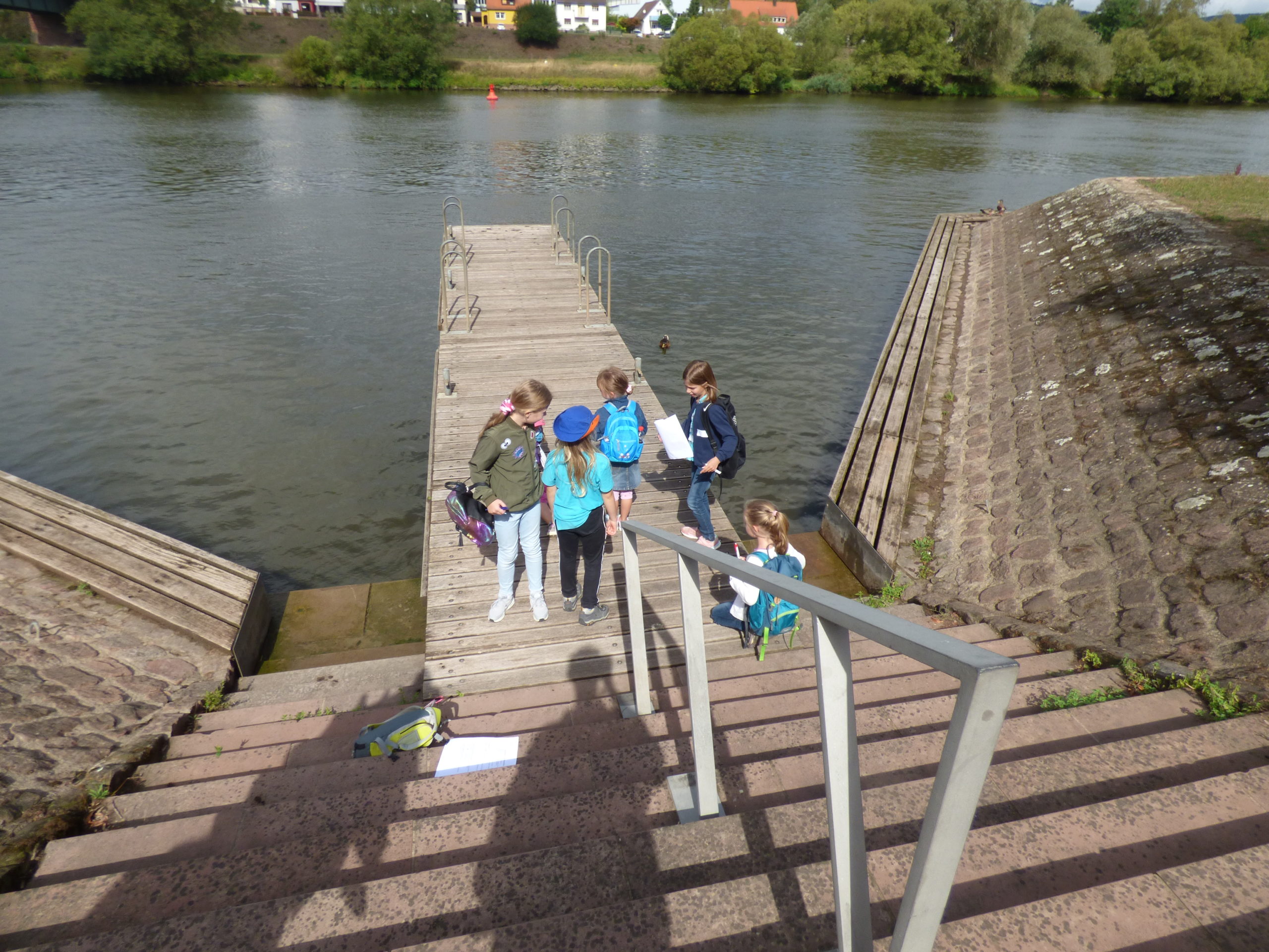 Wie viele Kinder passen auf einen Steg - Kinder entdeckten besodnere Knobelaufgaben mit den Jungen Forscher Main-Tauber e.V.